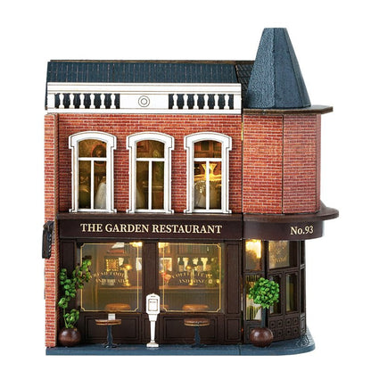 Corner Restaurant Cute Room Dollhouse CRD-016