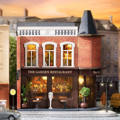 Corner Restaurant Cute Room Dollhouse CRD-016