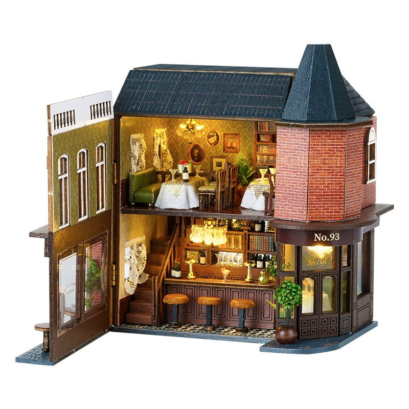 Corner Restaurant Cute Room Dollhouse CRD-016