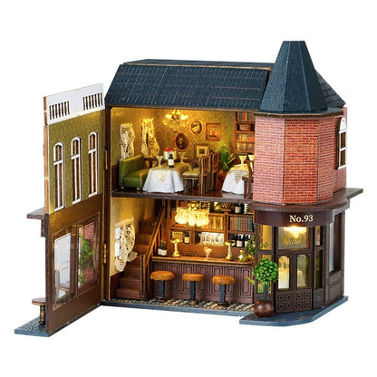 Corner Restaurant Cute Room Dollhouse CRD-016