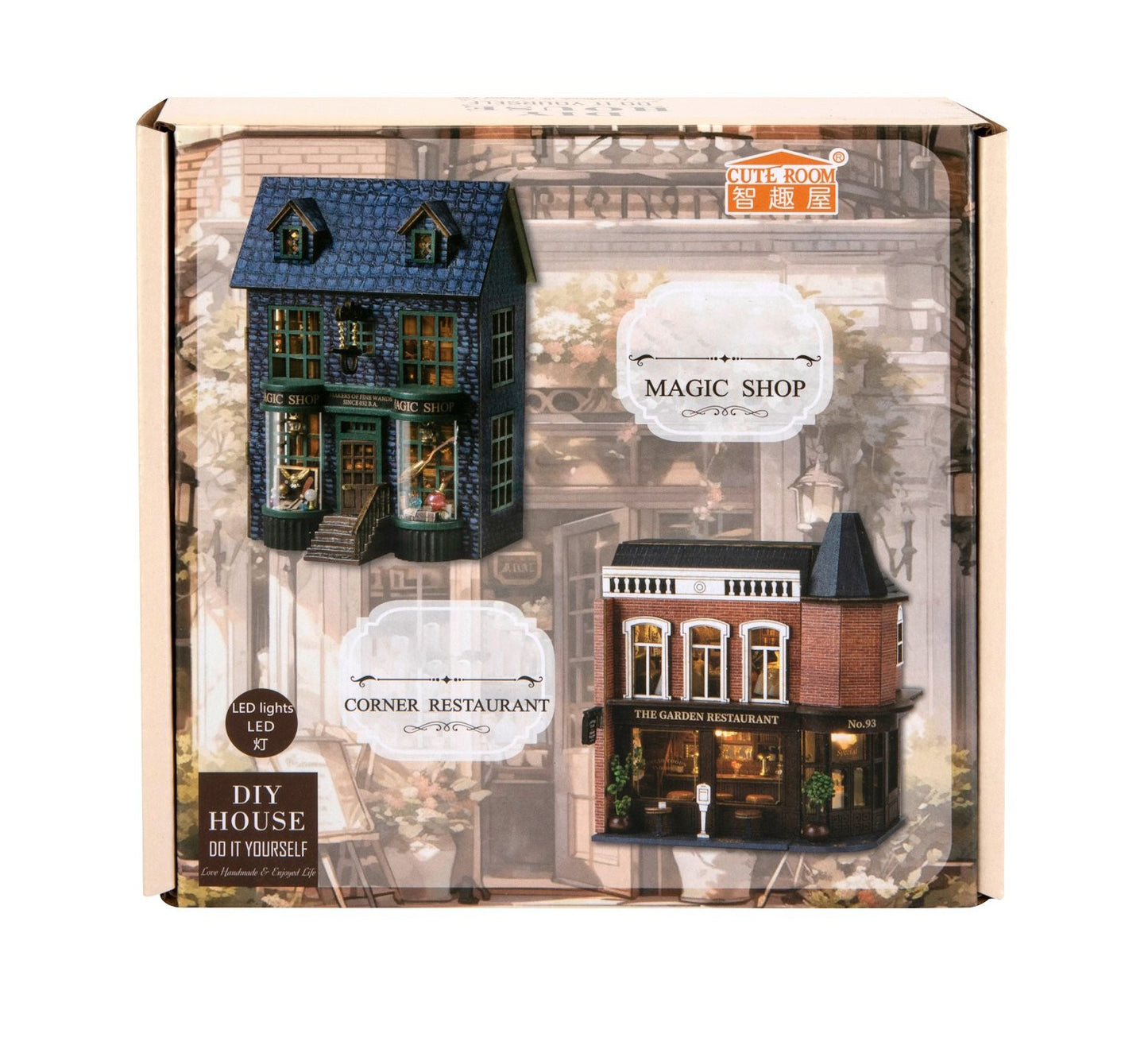 Corner Restaurant Cute Room Dollhouse CRD-016