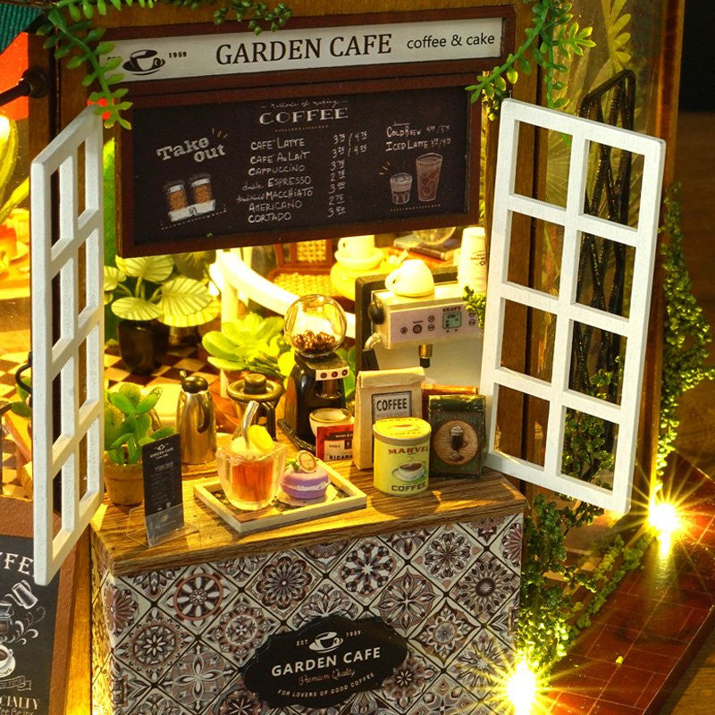 Garden Cafe Cute Room Dollhouse CRGD-001