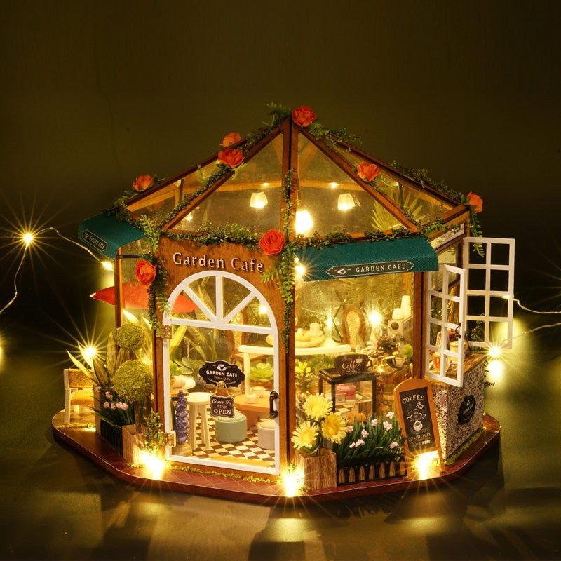 Garden Cafe Cute Room Dollhouse CRGD-001