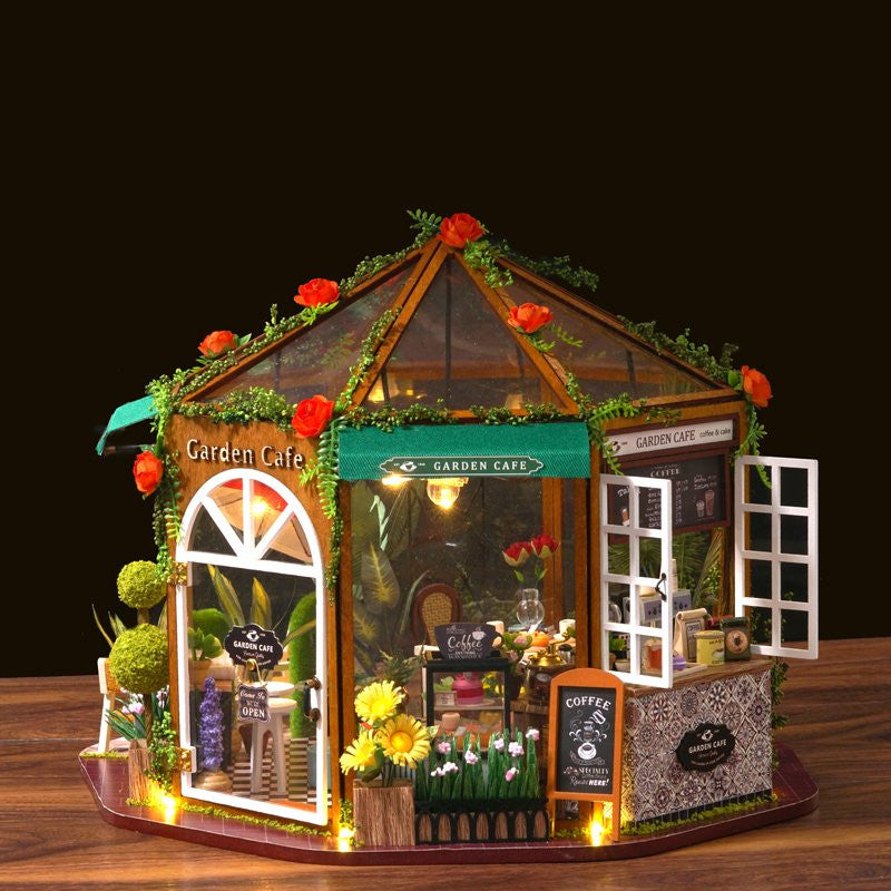 Garden Cafe Cute Room Dollhouse CRGD-001