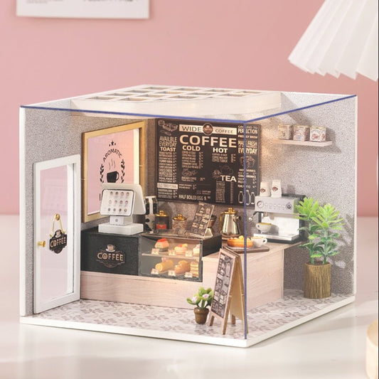 Leisurely Coffee shop Cute Room Dollhouse CRGD-021