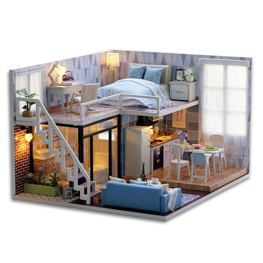 Blue Times Cute Room Dollhouse CRL-023