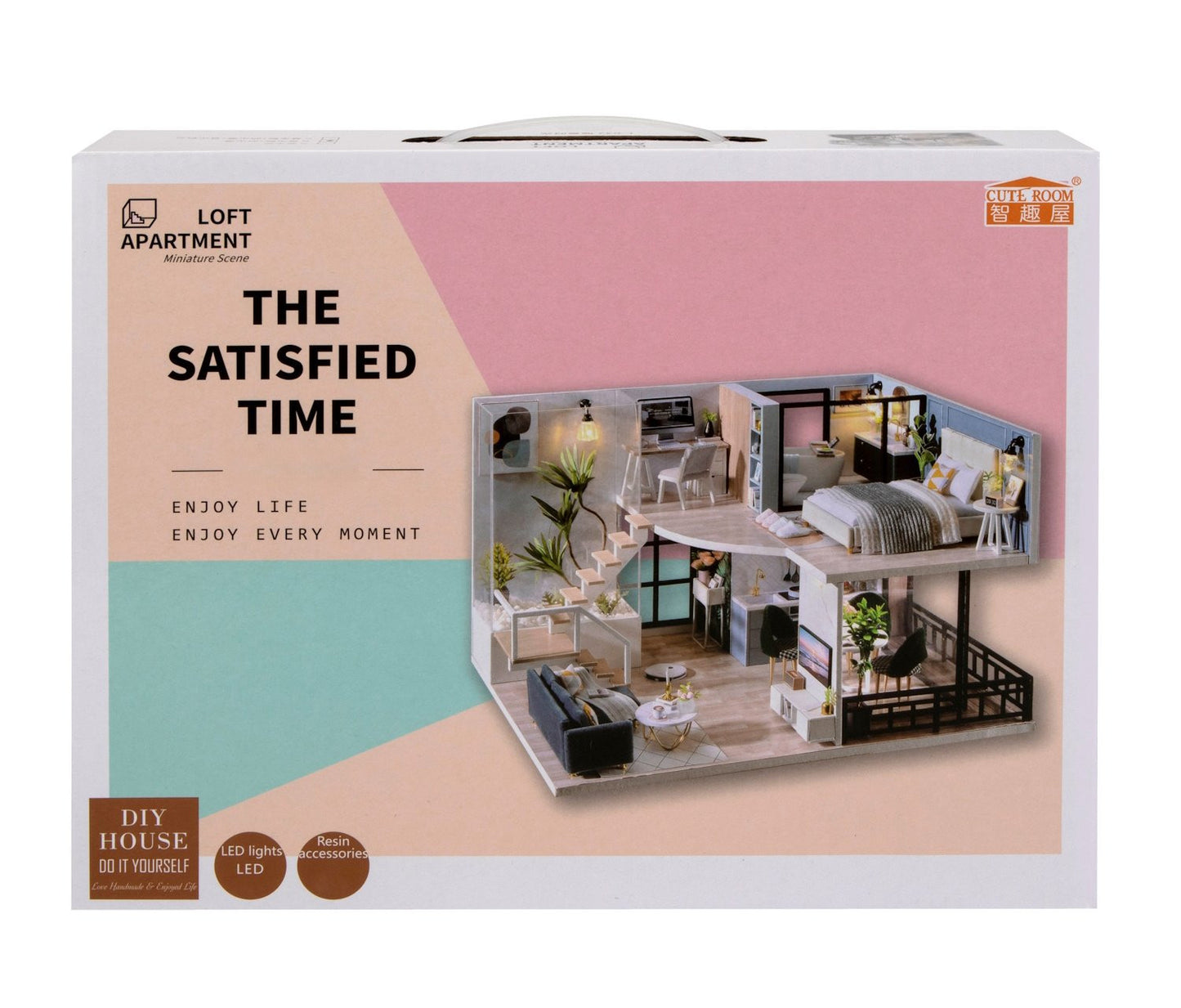 The Satisfied Time Cute Room Dollhouse CRL-032