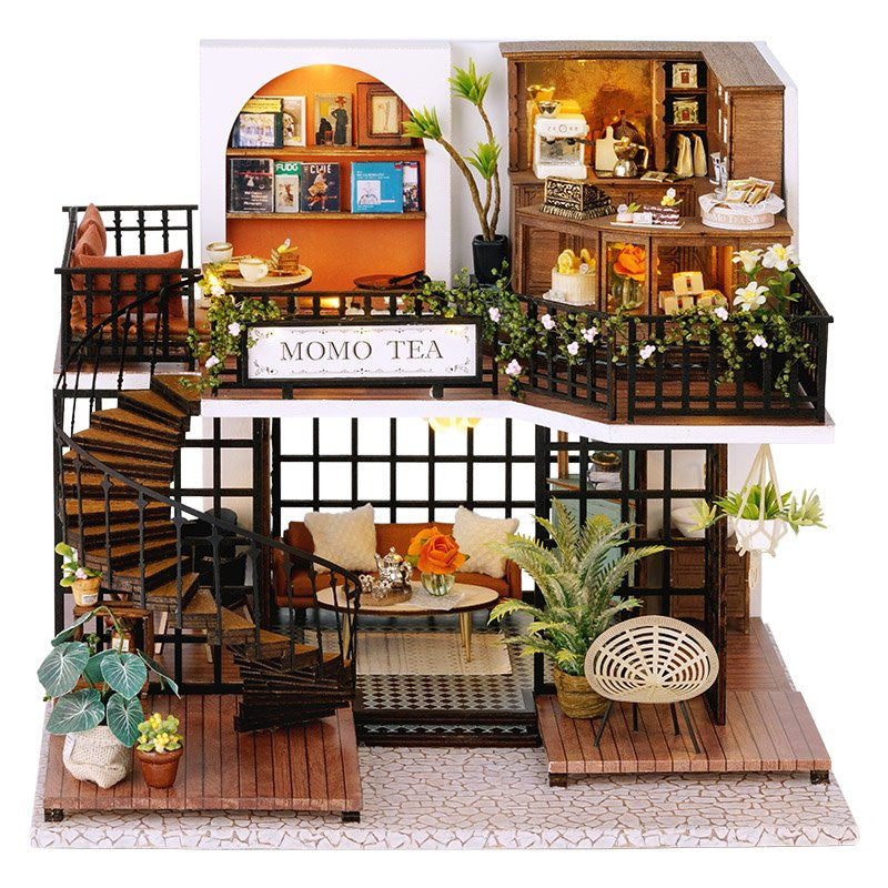 Forest Teashop Cute Room Dollhouse CRLV-001