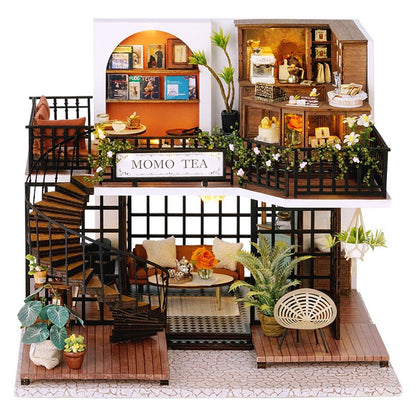 Forest Teashop Cute Room Dollhouse CRLV-001