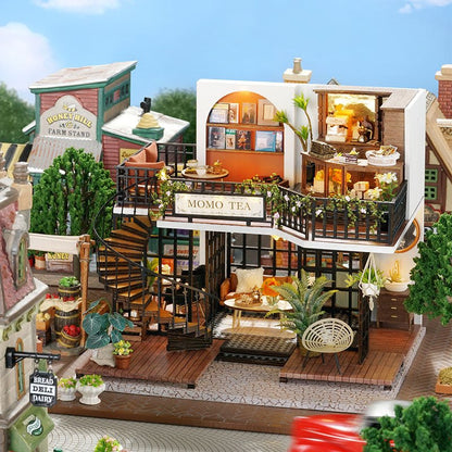 Forest Teashop Cute Room Dollhouse CRLV-001