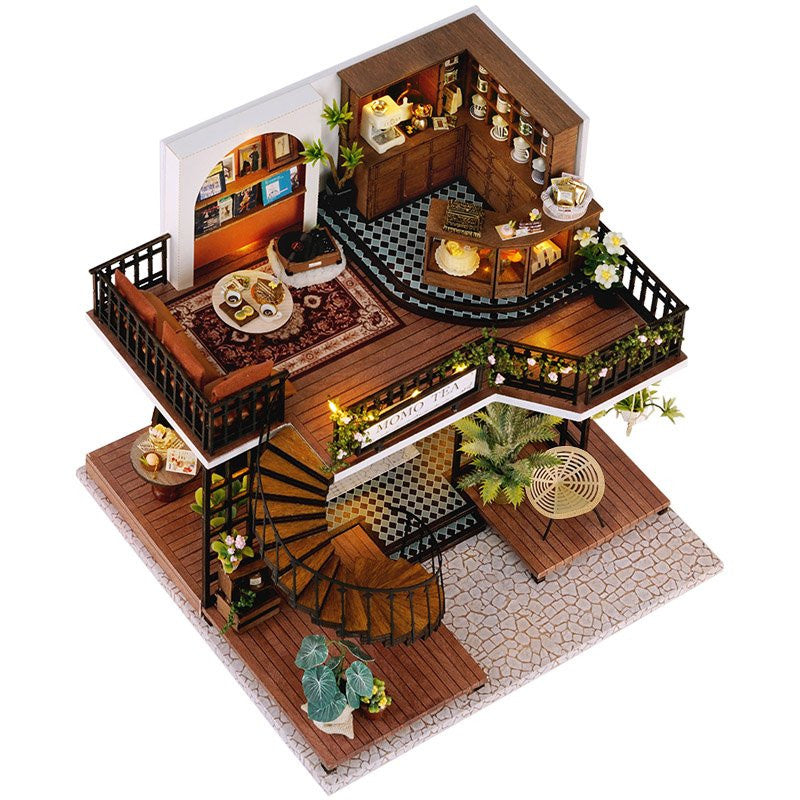 Forest Teashop Cute Room Dollhouse CRLV-001