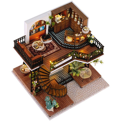 Forest Teashop Cute Room Dollhouse CRLV-001