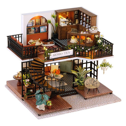 Forest Teashop Cute Room Dollhouse CRLV-001
