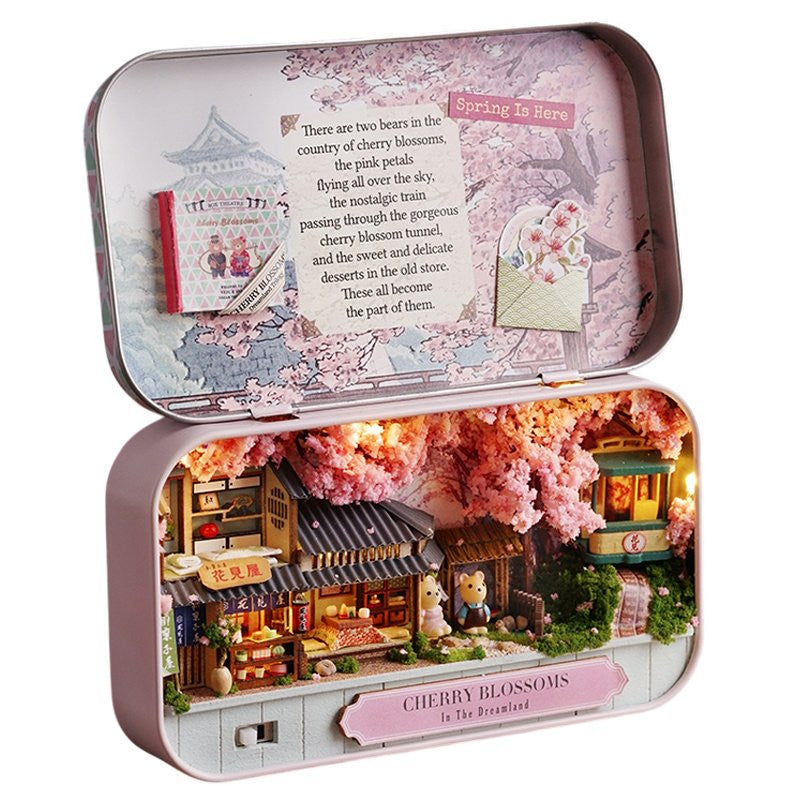Cherry Blossoms Cute Room Dollhouse CRQ-007