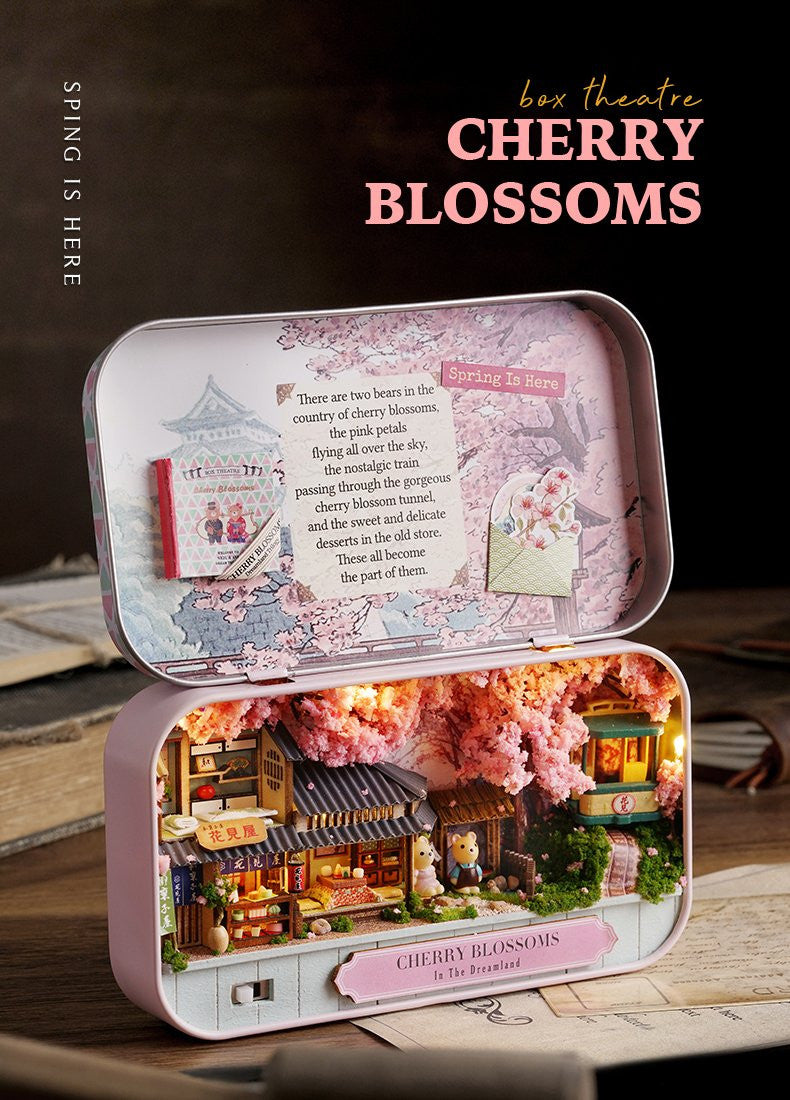 Cherry Blossoms Cute Room Dollhouse CRQ-007