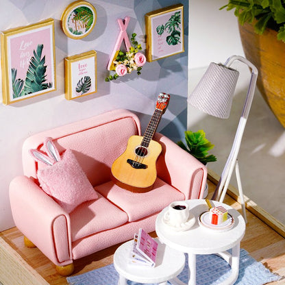 Afternoon Tea Time Cute Room Dollhouse CRQT-025