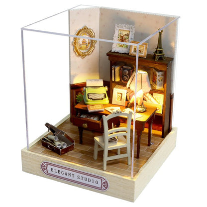 Elegant Studio Cute Room Dollhouse CRQT-031