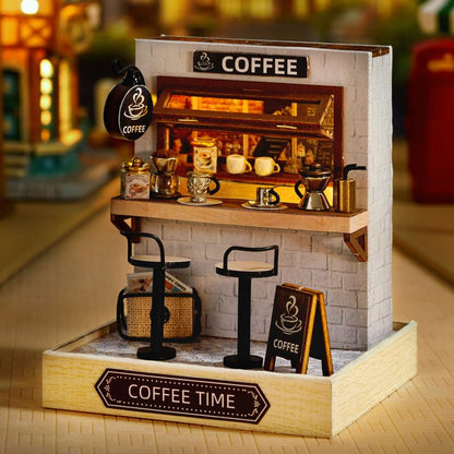 Coffee Time Cute Room Dollhouse CRQT-048