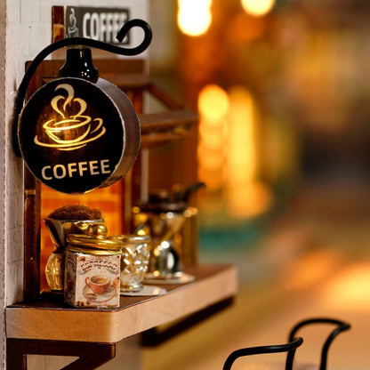 Coffee Time Cute Room Dollhouse CRQT-048