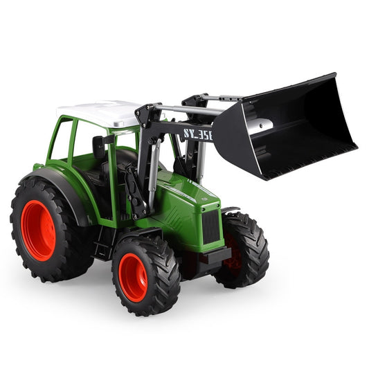 R/C Agricultural Tractor & Bucket (USB Chrg) 1/16 Double Eagle DE356-003C