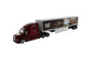Peterbilt 579 Day Cab with CAT Mural Trailer - 1/50 Scale Diecast Masters DM85665