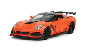 Chev Corvette ZR1 Orange 2019 - 1/24 Scale - MotorMax - MOT79356