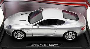 Aston Martin DB9 Coupe Silver - 1/18 Scale - MotorMax- MOT73174
