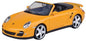 Porsche 911 Turbo Cabriolet Yellow - 1/24 Scale - MotorMax - MOT73348