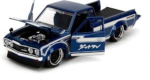 Datsun 620 Pickup truck JDM Tuners Blue 1972 - 1/24 Scale - Jada - JAD35953