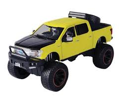 Ford F-150 Lariat Crew Cab Off Road Yellow 2019 - 1/24 Scale - MotorMax - MOT79146