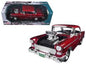 Chevy Bel Air ACoupe with Supercharger Red  1955 - 1/18 Scale - MotorMax - MOT79002