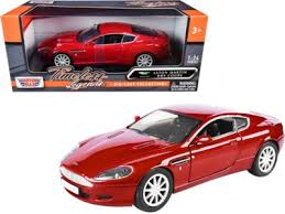 Aston Martin DB9 Coupe Red - 1/24 Scale - MotorMax - MOT73321