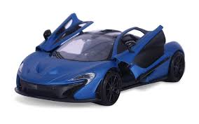 McLaren P1 GT Racing Matt Blue - 1/24 Scale - MotorMax - MOT79508