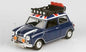 Morris Mini Cooper w/Roof Rack Blue - 1961 - 1/24 Scale - MotorMax - MOT79741