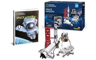 Nat Geo Kids - Space Mission 80pcs CubicFun CFDS0971H