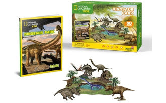 Nat Geo Kids - Dinosaur Park 43pcs CubicFun CFDS0973H