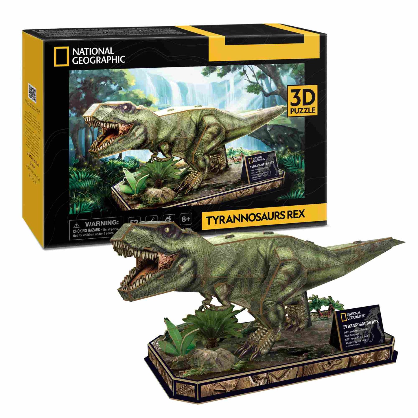 Nat Geo - Tyrannosaurus Rex 52pcs CubicFun CFDS1051H