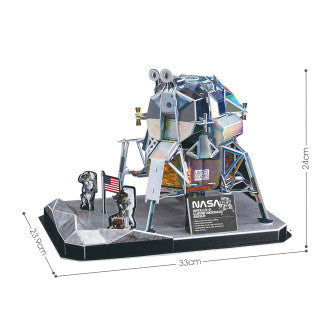 NASA Apollo 11 Lunar Module Eagle 93pcs CubicFun CFDS1058H