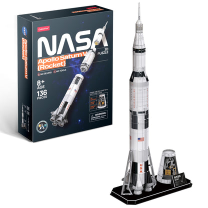 NASA Apollo Saturn V Rocket 136pcs CubicFun CFDS1059H