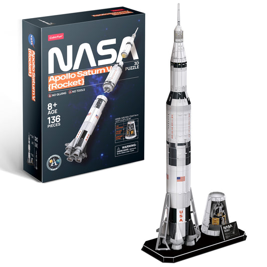 NASA Apollo Saturn V Rocket 136pcs CubicFun CFDS1059H
