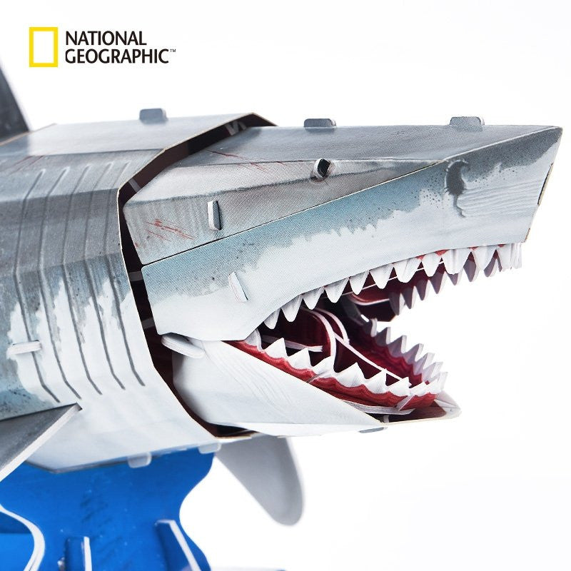 Nat Geo - Great White Shark – 72pcs CubicFun CFDS1098H