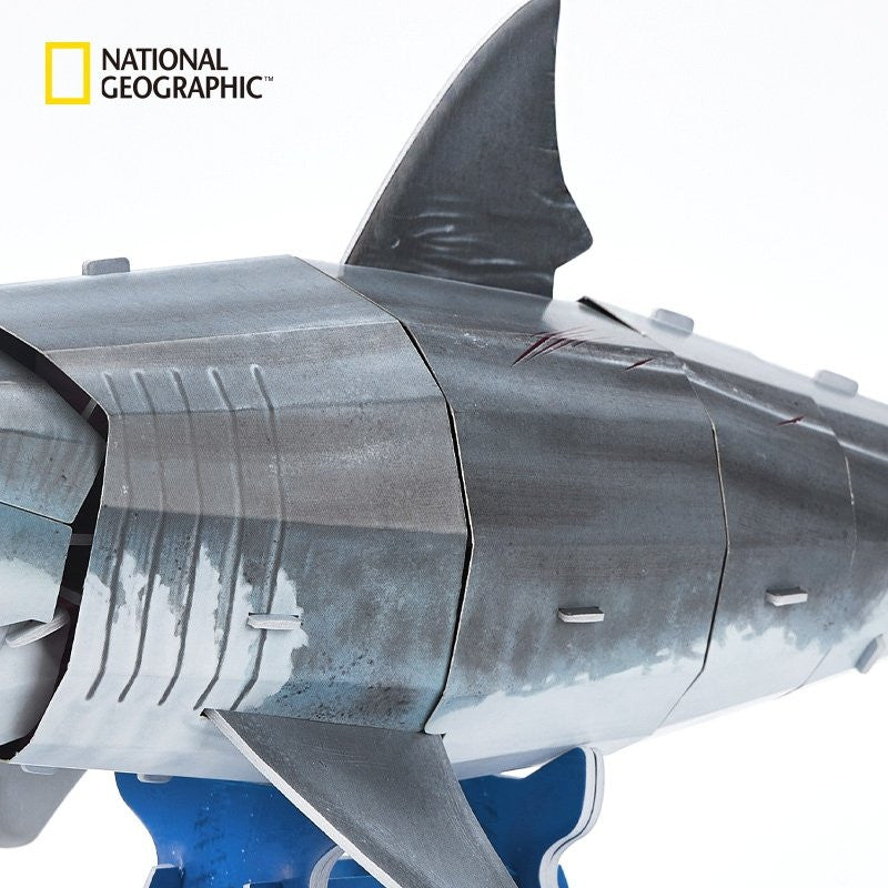 Nat Geo - Great White Shark – 72pcs CubicFun CFDS1098H
