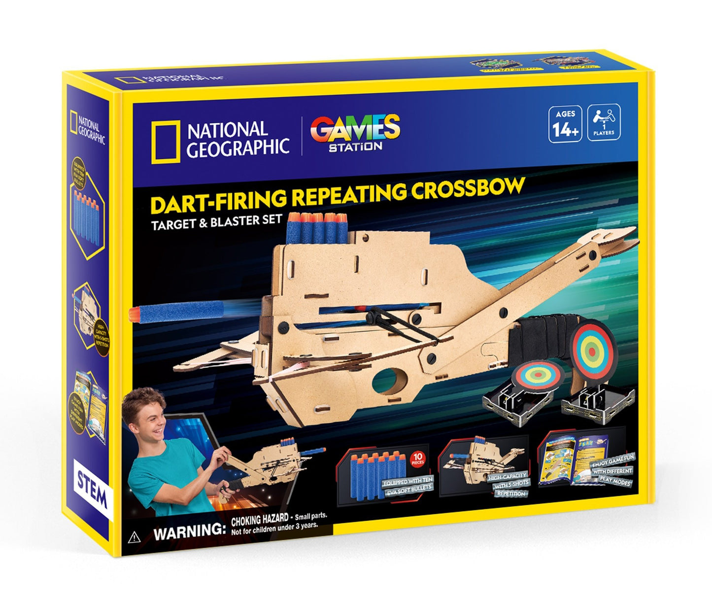 Nat Geo - Dart Firing Crossbow CubicFun CFDS1110H