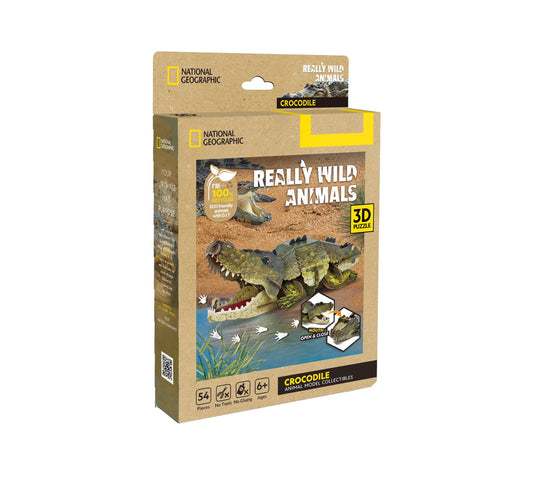 Nat Geo - Crocodile – 54pcs CubicFun CFDS1182H