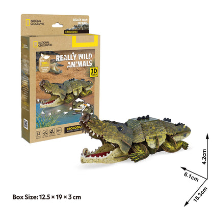 Nat Geo - Crocodile – 54pcs CubicFun CFDS1182H