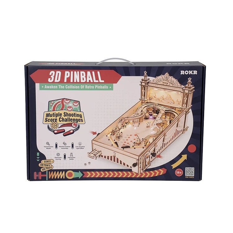 3D Pinball Machine Robotime ROBEG01