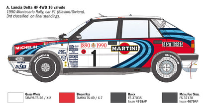 Lancia Delta HF Integrale - 1/12 Scale - Italeri - IT4709