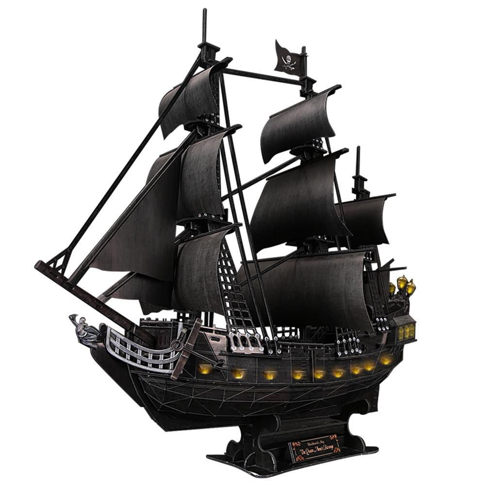 Queen Anne's Revenge 293pcs & LED Unit CubicFun CFL522H