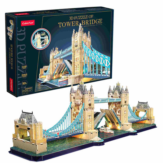 Tower Bridge 222pcs & LED Unit CubicFun CFL531H