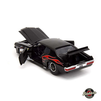 Pontiac GTO Judge Black with Flames BTM 1971 - 1/24 Scale - Jada - JAD35022